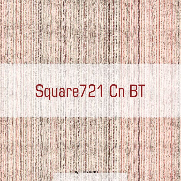 Square721 Cn BT example